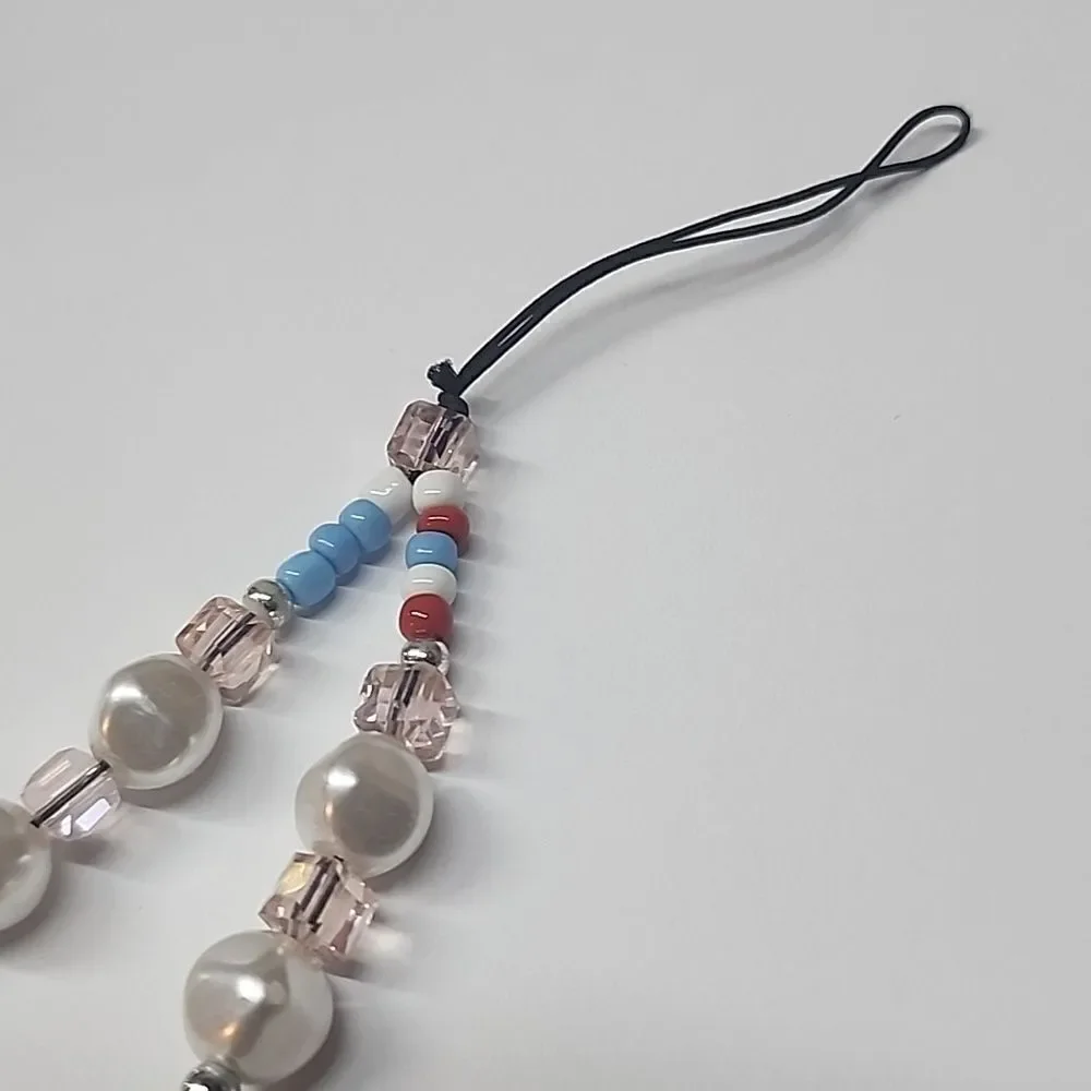 Colorful Beaded phone charm